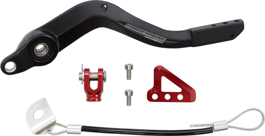 MOOSE OFFROAD Brake Pedal for Beta 82-0802-21-10 – Durable CNC Machined Aluminum with Adjustable Tips and Stainless Steel Components