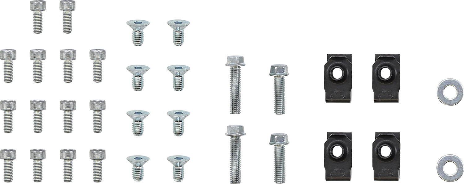 Moose Offroad Billet Radiator Guards for Yamaha - Part 12-5019, Silver