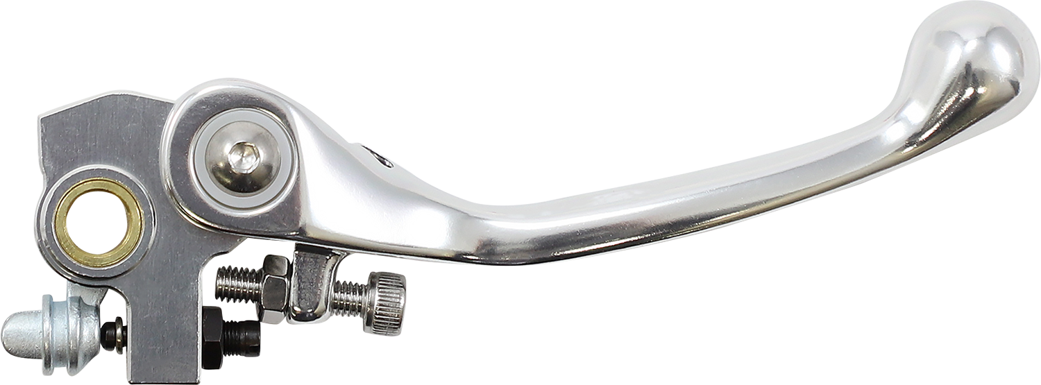 Moose Offroad Flex FG Forged 6061-T6 Brake Lever for Enhanced Durability and Custom Fit - Silver H07-1909BS
