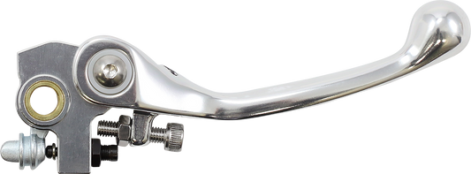 Moose Offroad Flex FG Forged 6061-T6 Brake Lever for Enhanced Durability and Custom Fit - Silver H07-1909BS