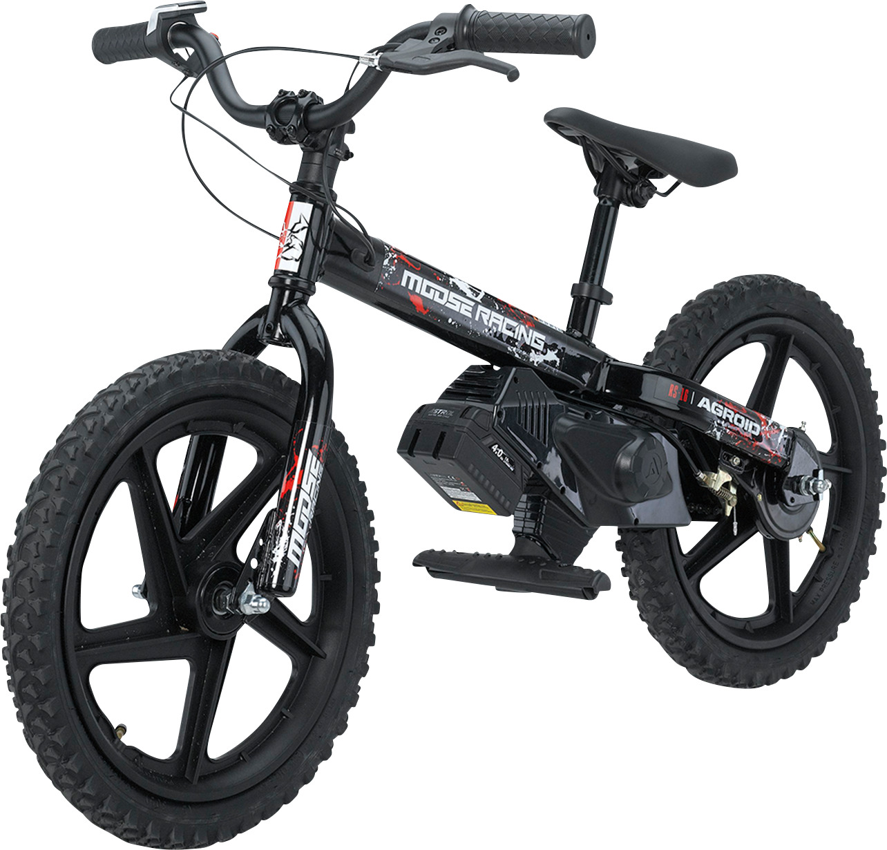 MOOSE OFFROAD RS-16 E-Bike Agroid Balance - Electric Kids Bike with 16-inch Wheels