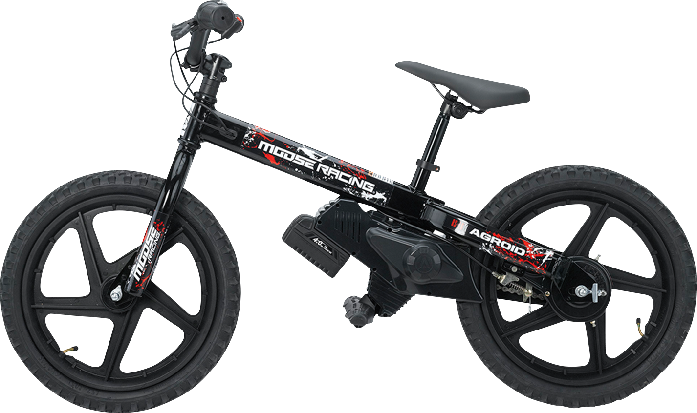 MOOSE OFFROAD RS-16 E-Bike Agroid Balance - Electric Kids Bike with 16-inch Wheels
