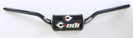 ODI Podium Flight Handlebar 1 1/8" Black - High-Strength Aluminum with Oversized Clamp