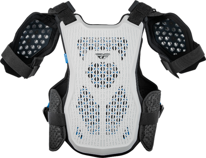Fly Racing Blueprint RCH 2 Chest Protector White Large/XL - Impact-Resistant Motorcycle Gear