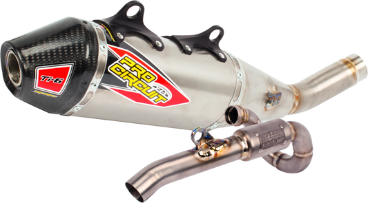 PRO CIRCUIT Ti-6 Titanium Exhaust System with Carbon Cap - Part 03122525F