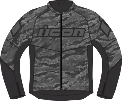 ICON Hooligan CE Tigersblood™ Jacket in Gray – Size XL, Part #2820-6162