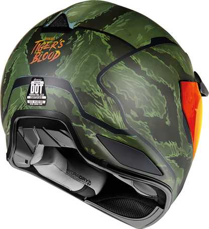 ICON Domain™ Helmet Tiger's Blood Green Large 0101-14926