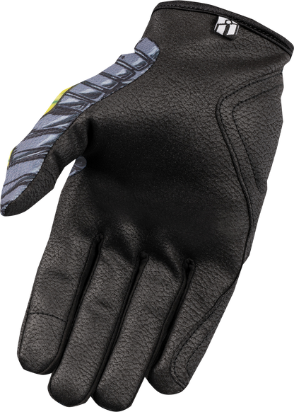 ICON Hooligan Outbreak™ Gloves - Green, Medium - Part Number 3301-4654