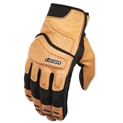 ICON Women's Superduty3™ Gloves - Tan - Size XS - MX and Street Riding
