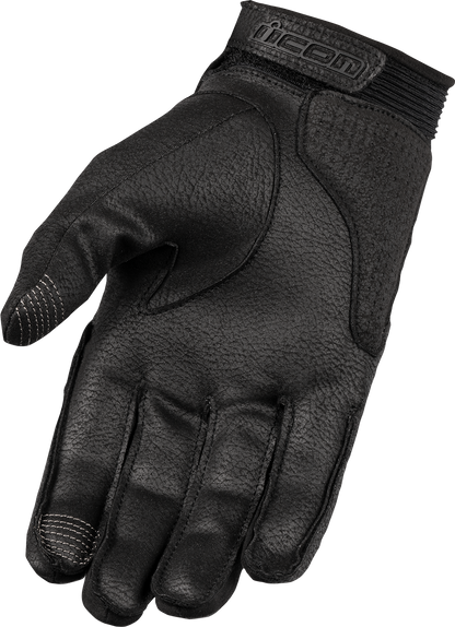 ICON Superduty3™ Gloves - Black, Medium - Motorcycle and Street Riding Gloves