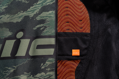 ICON Hooligan CE Tigersblood™ Jacket – Green, Small – Sport Fit with Impact Protection