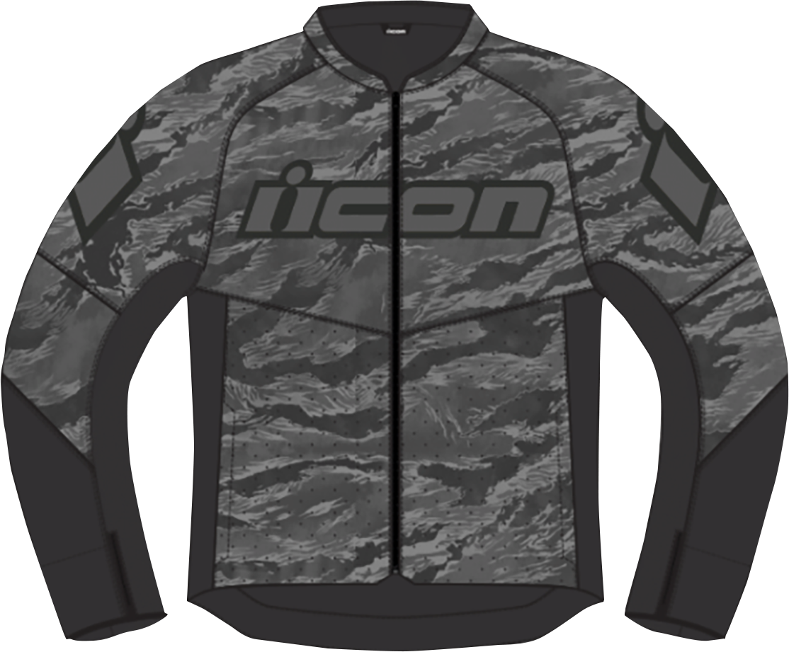 ICON Hooligan CE Tigersblood™ Jacket - Gray, Size Large - Part Number 2820-6161