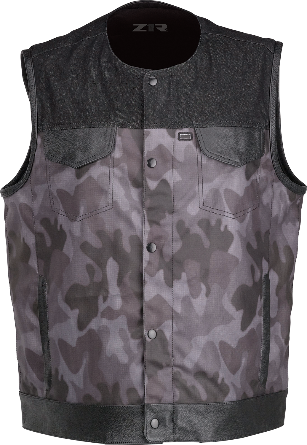Z1R Nightfire Camo Vest - Black/Gray, Part Number 2830-0625