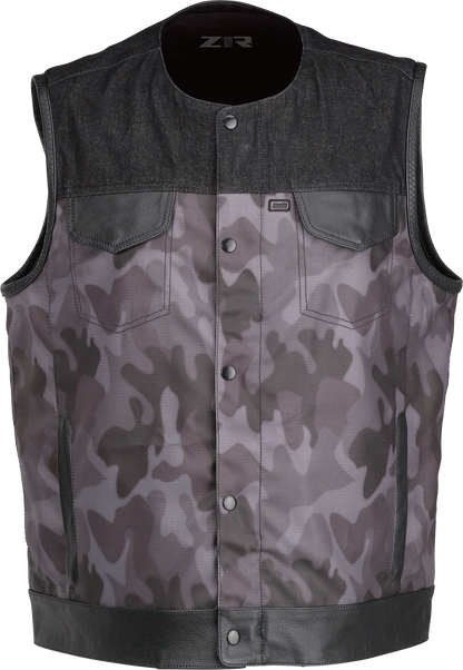 Z1R Nightfire Camo Vest - Black/Gray, Part Number 2830-0626