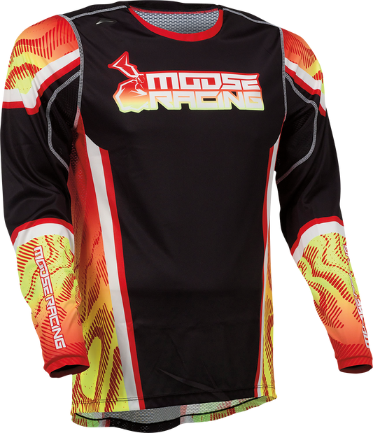 Moose Offroad Agroid Jersey XL by Moose Offroad - Red, Yellow & Black