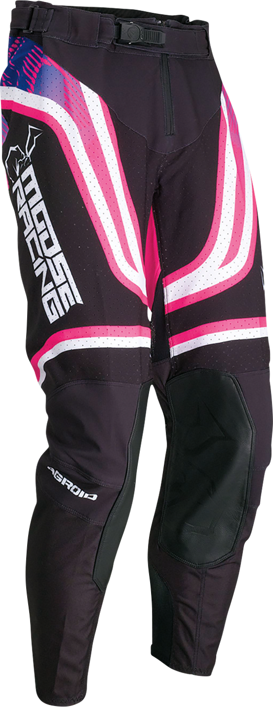 Moose Offroad Agroid Pants - Pink/Purple, US 32 | Part 2901-10677