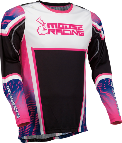 Moose Offroad Agroid Jersey 2XL - Pink, Purple & Black - Part No. 2910-7400