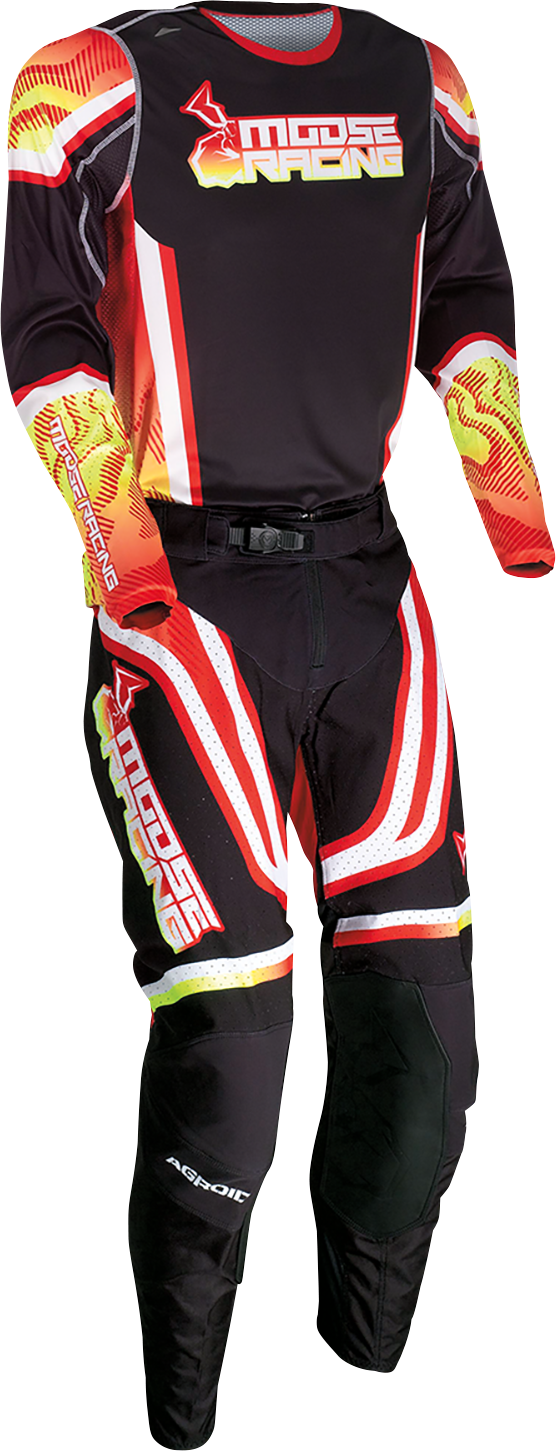 Moose Offroad Agroid Jersey 3XL - Red, Yellow & Black - Part 2910-7395