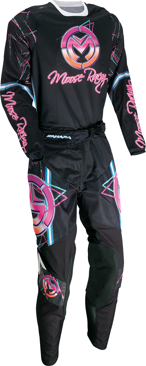 MOOSE Offroad Sahara Pants - Pink/Black US 32 with Durable Features and Comfort Fit