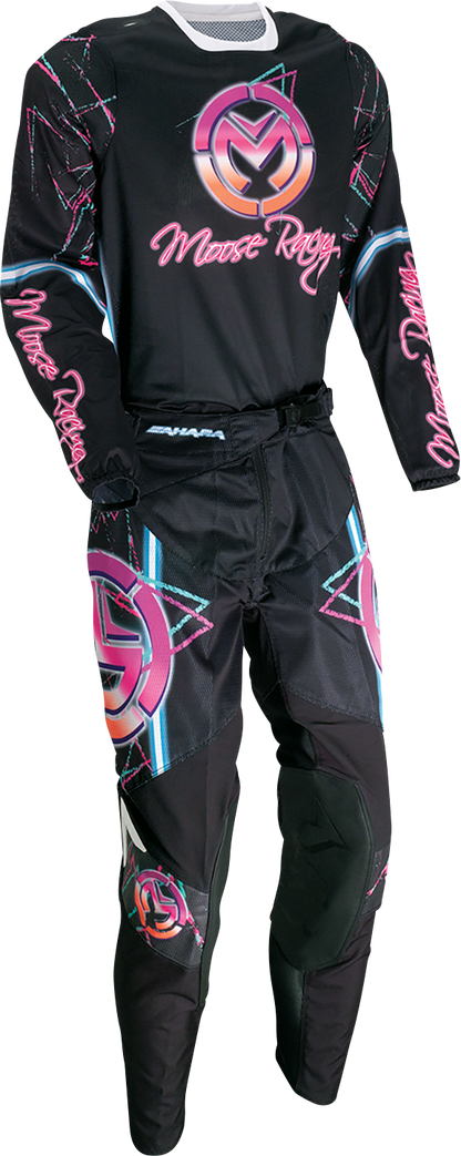 MOOSE Offroad Sahara Pants - Pink/Black US 32 with Durable Features and Comfort Fit
