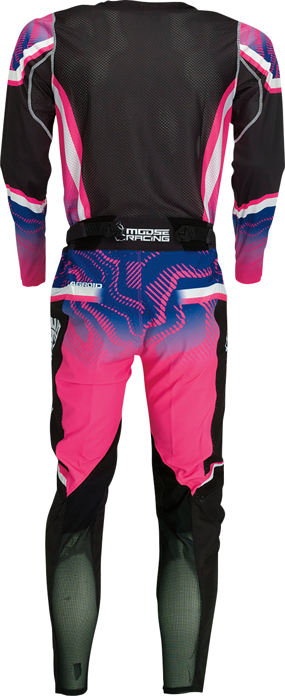 Moose Offroad Agroid Jersey 2XL - Pink, Purple & Black - Part No. 2910-7400