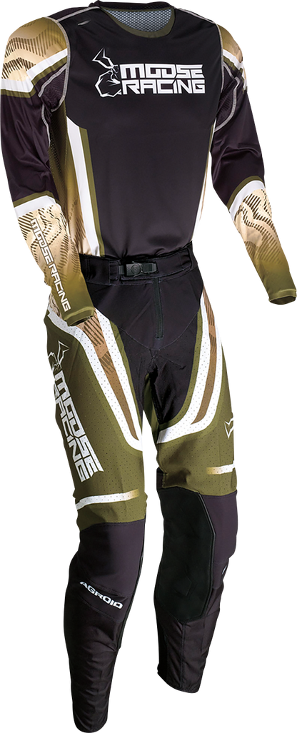 MOOSE OFFROAD Agroid Jersey - Olive/Tan/Black - 3XL (Part #2910-7413)