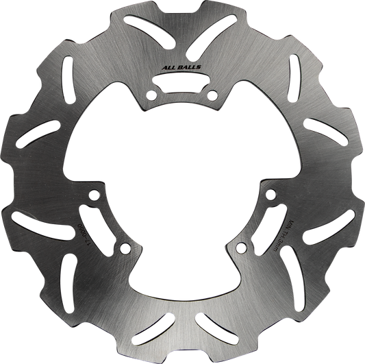 ALL BALLS Honda 18-0050 Brake Rotor – Slotted Wave Design, 420 Stainless Steel