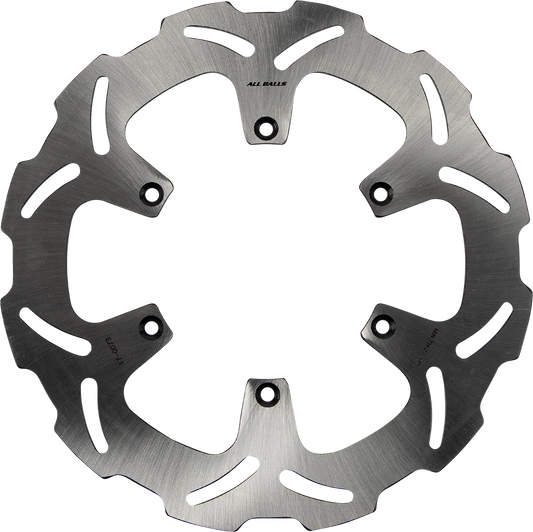 ALL BALLS Yamaha 18-0073 Brake Rotor with Slotted Wave Design and 420 Stainless Steel Construction