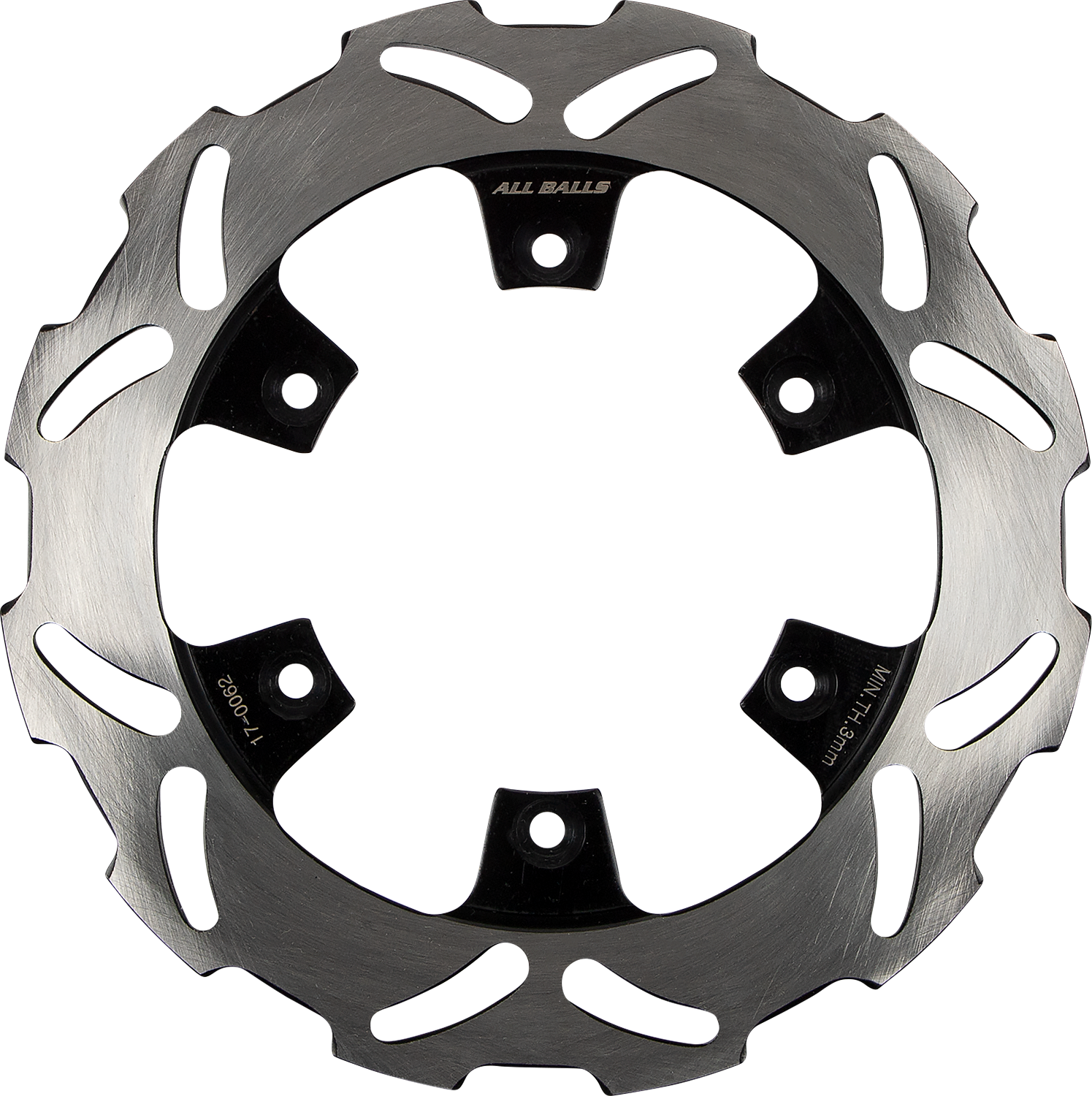 ALL BALLS Kawasaki Brake Rotor 18-0062 – Durable Stainless Steel with Slotted Wave Design