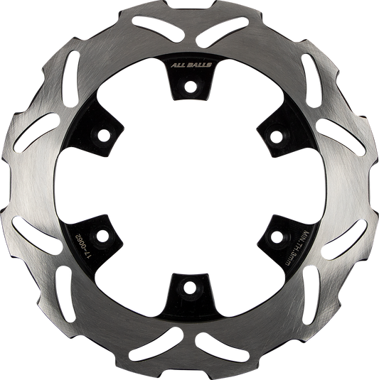 ALL BALLS Kawasaki Brake Rotor 18-0062 – Durable Stainless Steel with Slotted Wave Design