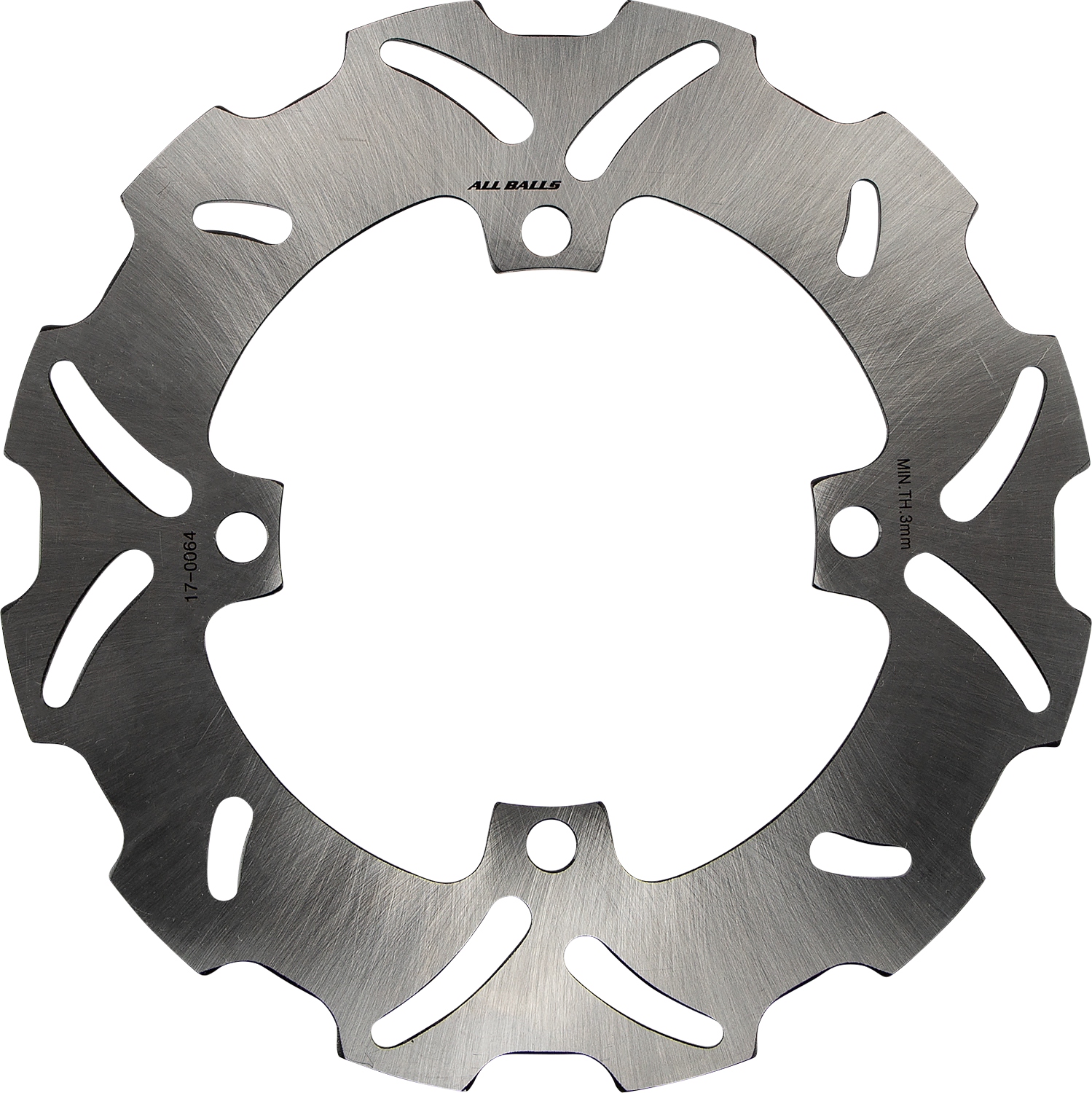 ALL BALLS Kawasaki/Suzuki Brake Rotor 18-0064 - High-Performance Stainless Steel Design
