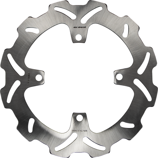 ALL BALLS Kawasaki Brake Rotor 18-0065 – Slotted Wave-Style Design for Enhanced Cooling and Durability