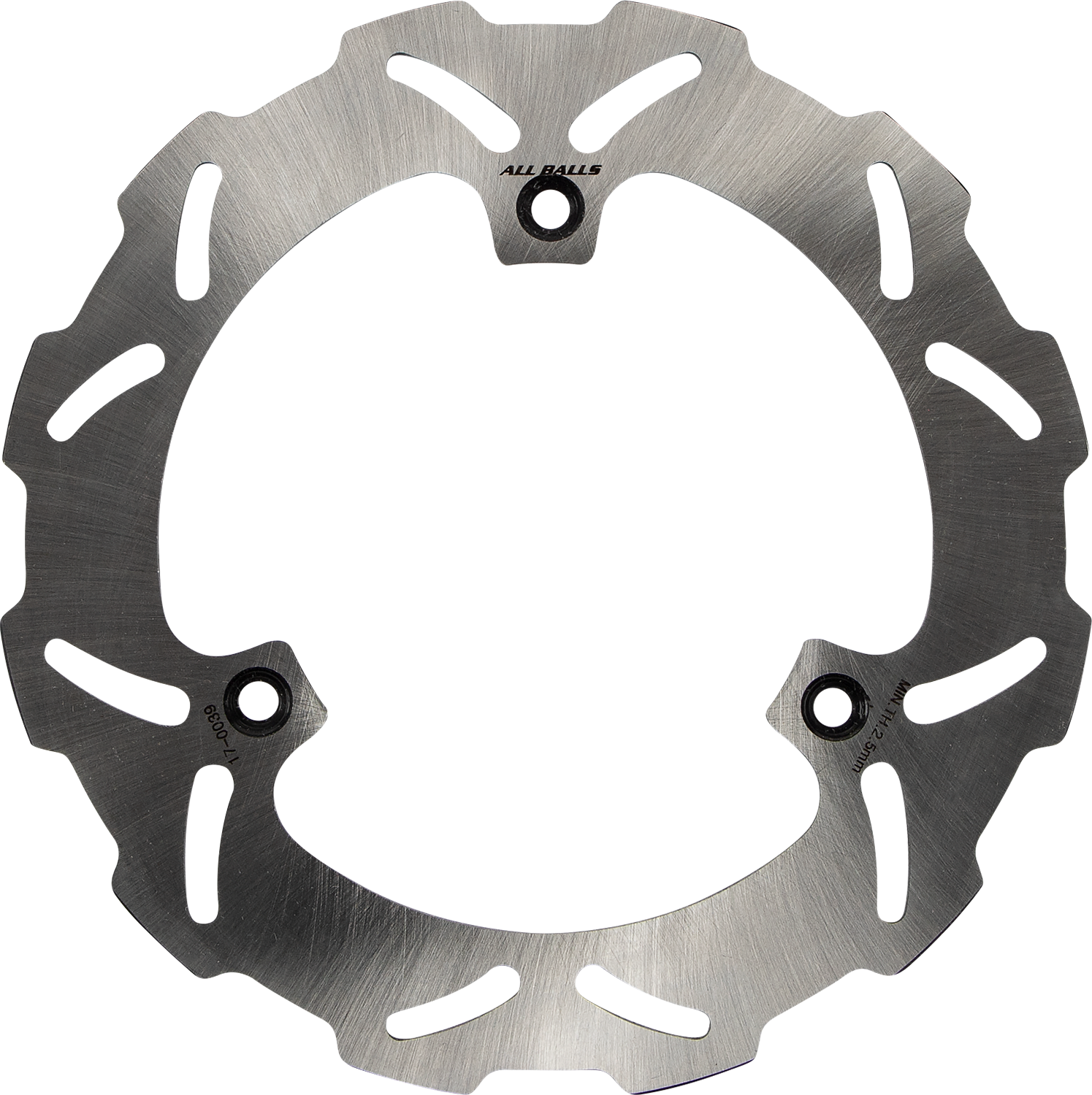 ALL BALLS Suzuki Brake Rotor 18-0039 – Durable 420 Stainless Steel with Slotted Wave Design