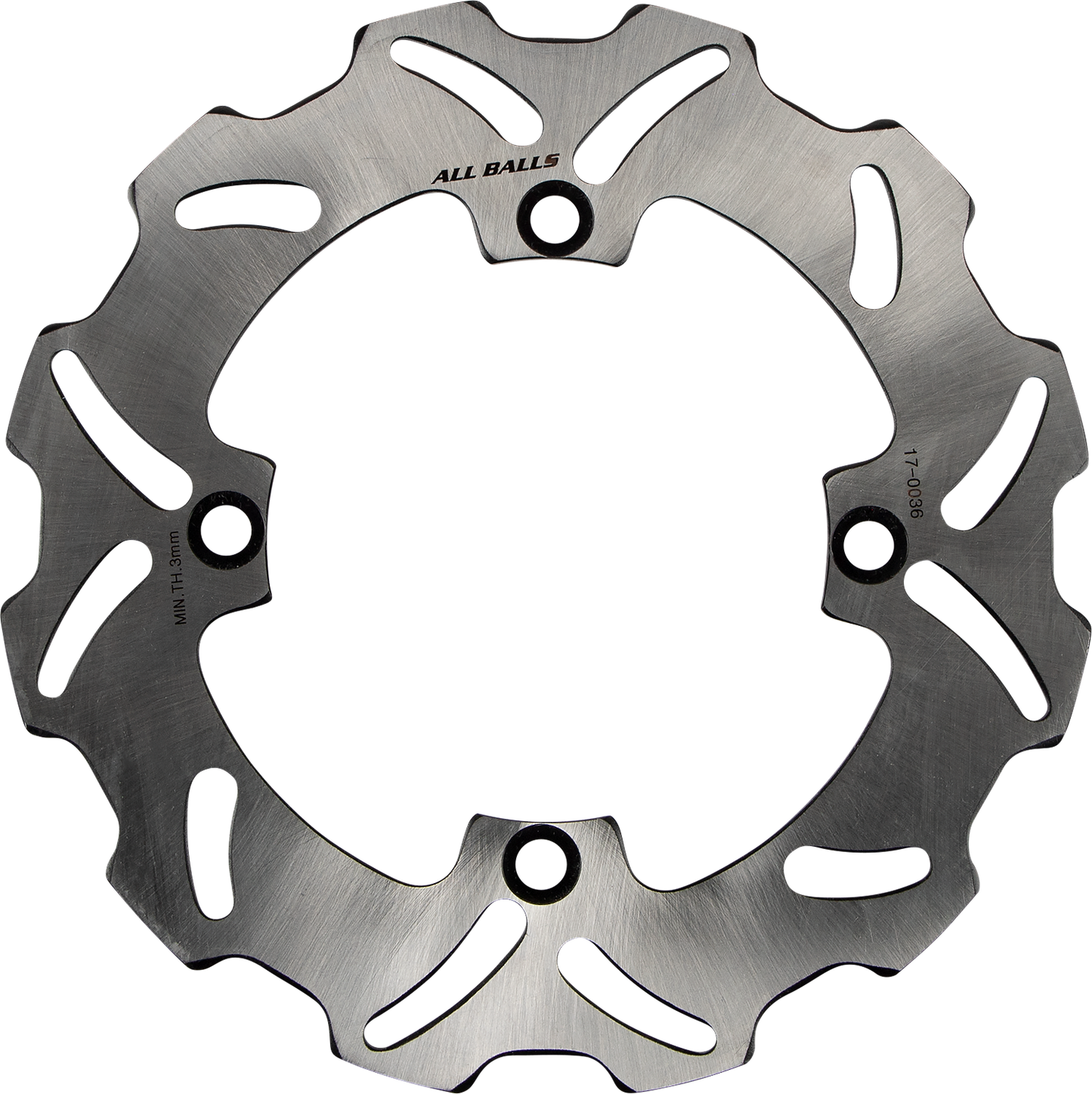 ALL BALLS KTM 18-0071 Slotted Wave-Style Brake Rotor