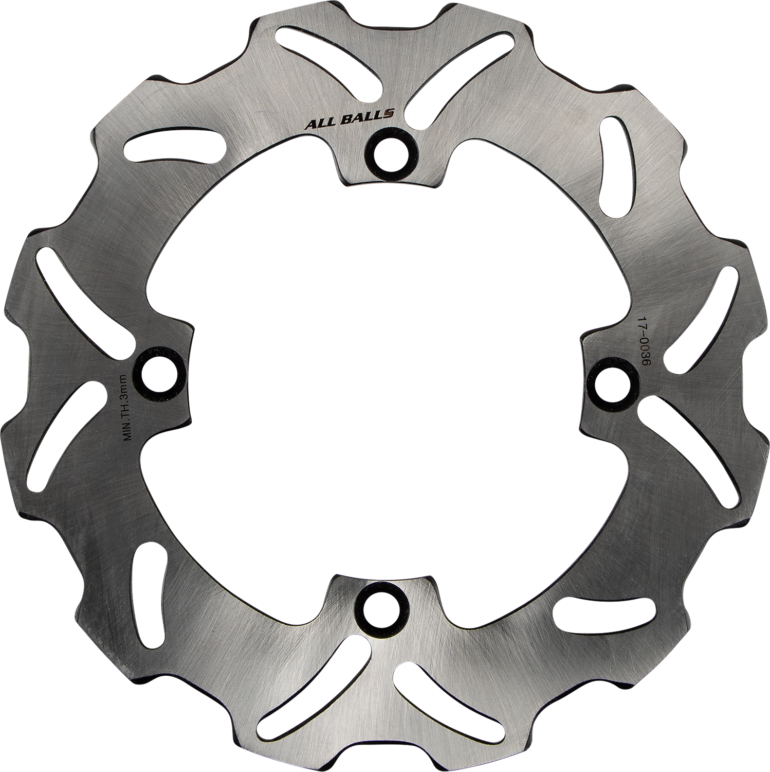 ALL BALLS KTM 18-0071 Slotted Wave-Style Brake Rotor