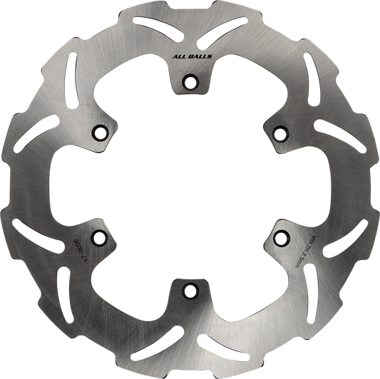 ALL BALLS Yamaha 18-0056 Brake Rotor - Slotted Wave Design for Enhanced Cooling and Durability