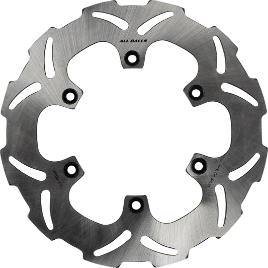 ALL BALLS Yamaha 18-0059 Brake Rotor with Slotted Wave Design and 420 Stainless Steel Construction