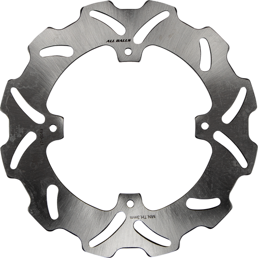 ALL BALLS Honda 18-0049 Slotted Wave-Style Brake Rotor
