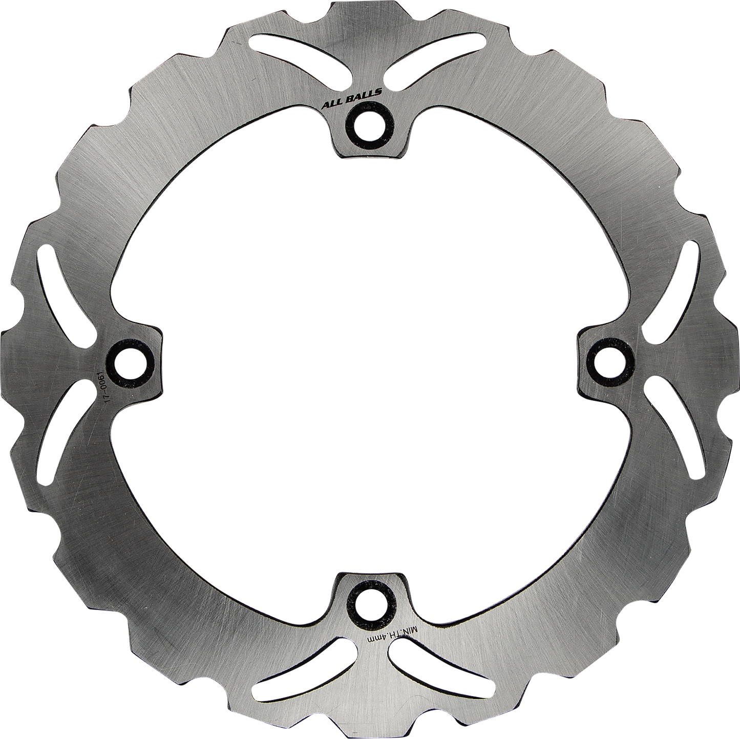 ALL BALLS Brake Rotor Honda 18-0061 – Durable Stainless Steel with Slotted Wave Design