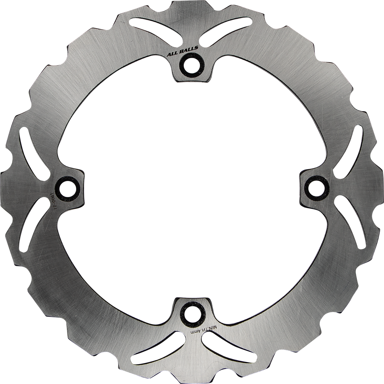 ALL BALLS Brake Rotor Honda 18-0061 – Durable Stainless Steel with Slotted Wave Design