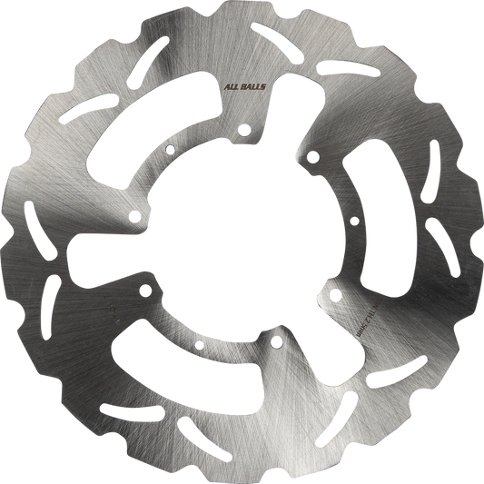 ALL BALLS Honda 18-0117 Brake Rotor with Slotted Wave Design and 420 Stainless Steel Construction