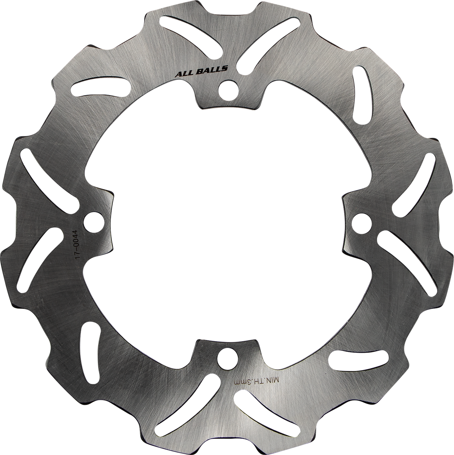 ALL BALLS Suzuki Brake Rotor 18-0044 – Durable Stainless Steel with Slotted Wave Design