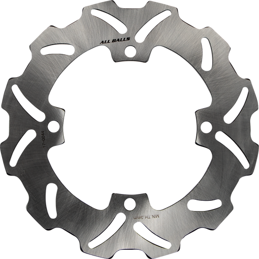 ALL BALLS Suzuki Brake Rotor 18-0044 – Durable Stainless Steel with Slotted Wave Design