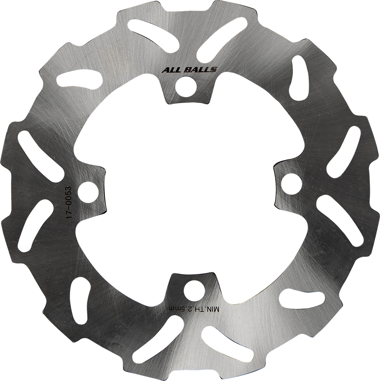 ALL BALLS Kawasaki/Suzuki Brake Rotor 18-0053 – Durable Stainless Steel with Slotted Wave Design