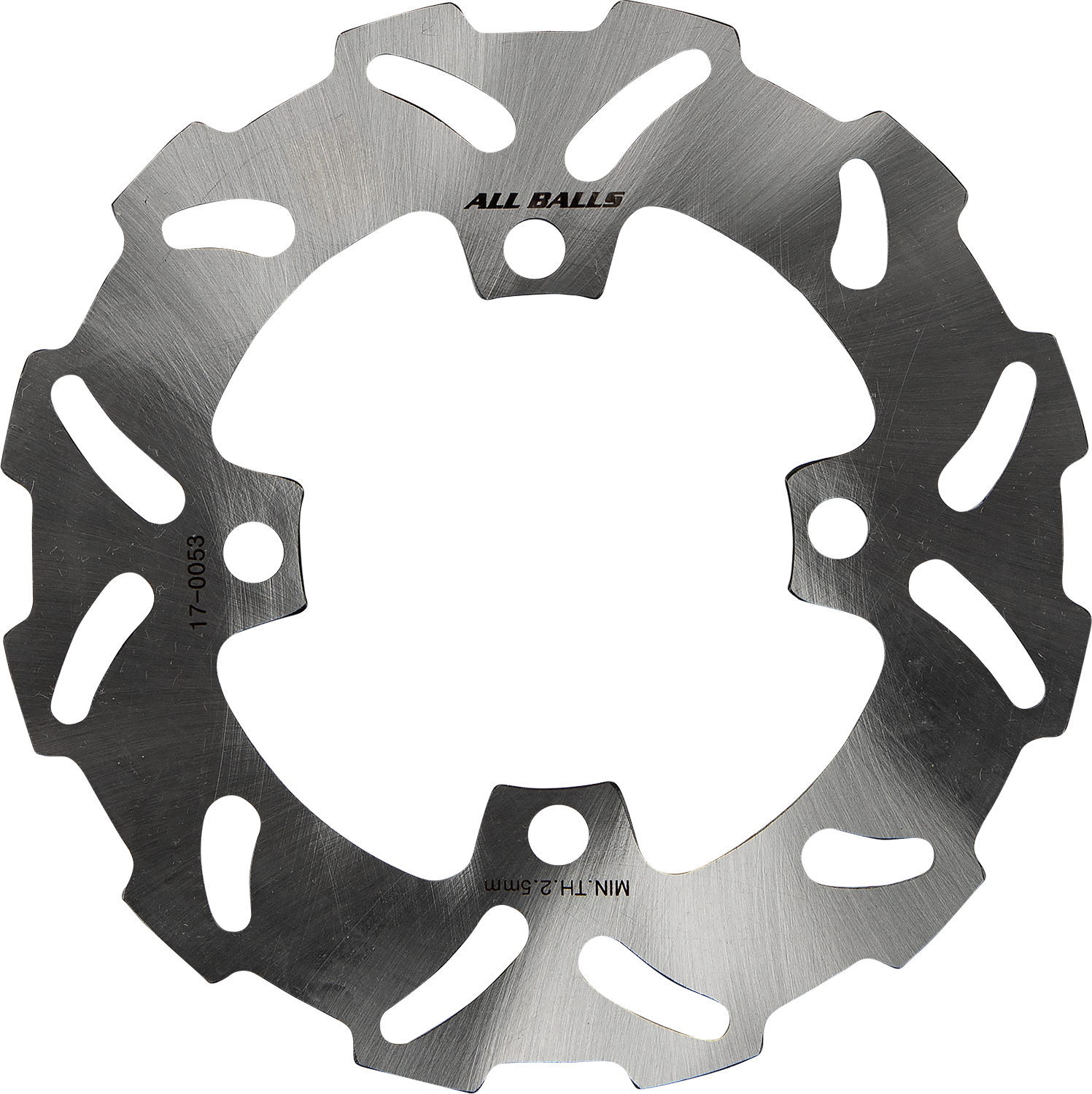 ALL BALLS Kawasaki/Suzuki Brake Rotor 18-0053 – Durable Stainless Steel with Slotted Wave Design