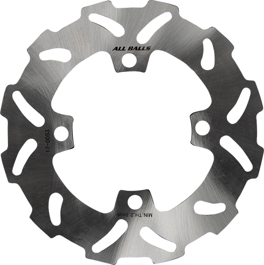 ALL BALLS Kawasaki/Suzuki Brake Rotor 18-0053 – Durable Stainless Steel with Slotted Wave Design
