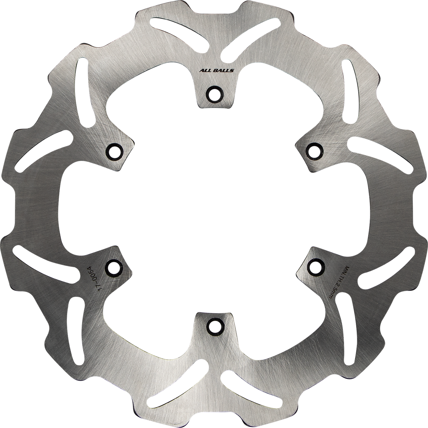 ALL BALLS Kawasaki/Suzuki/Yamaha Brake Rotor 18-0054 - Durable Stainless Steel Design for Optimal Cooling and Performance