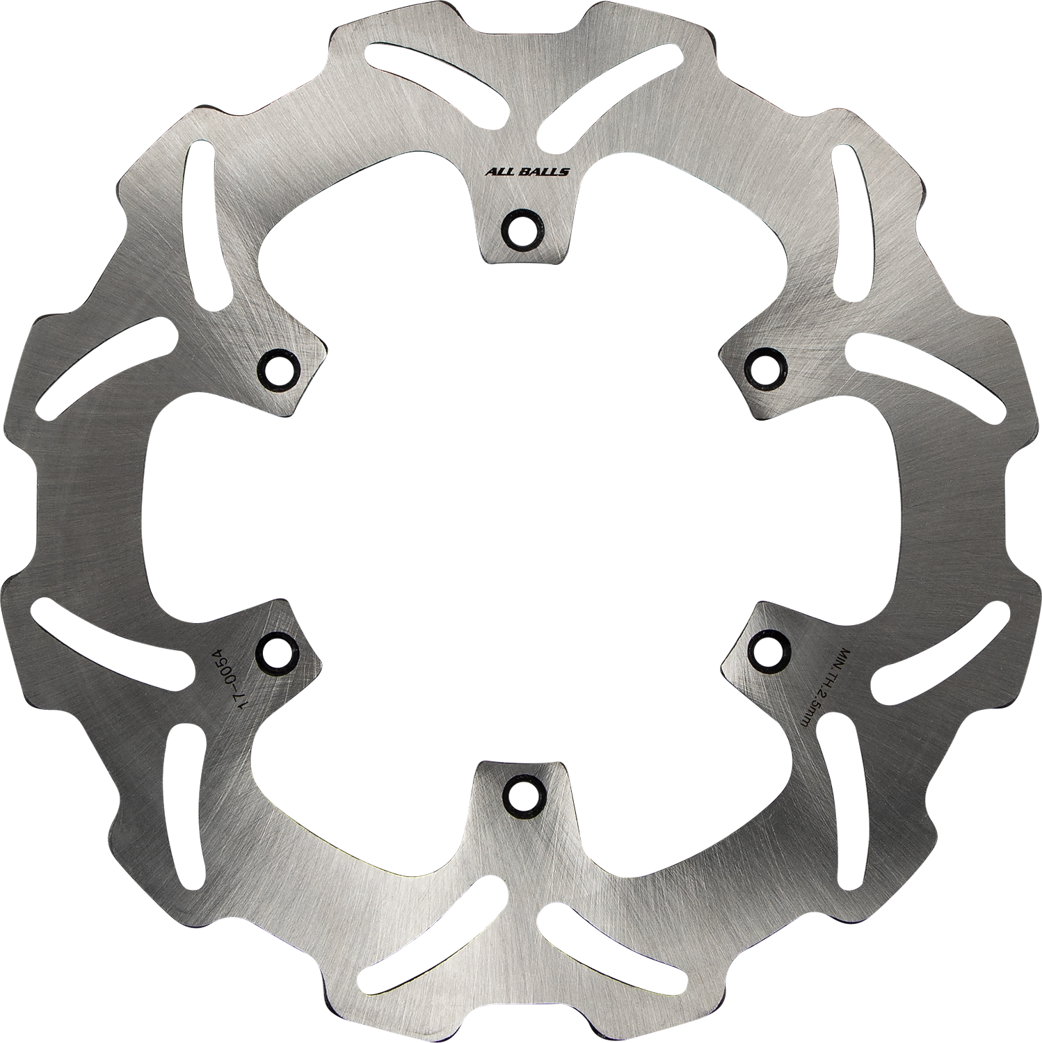 ALL BALLS Kawasaki/Suzuki/Yamaha Brake Rotor 18-0054 - Durable Stainless Steel Design for Optimal Cooling and Performance