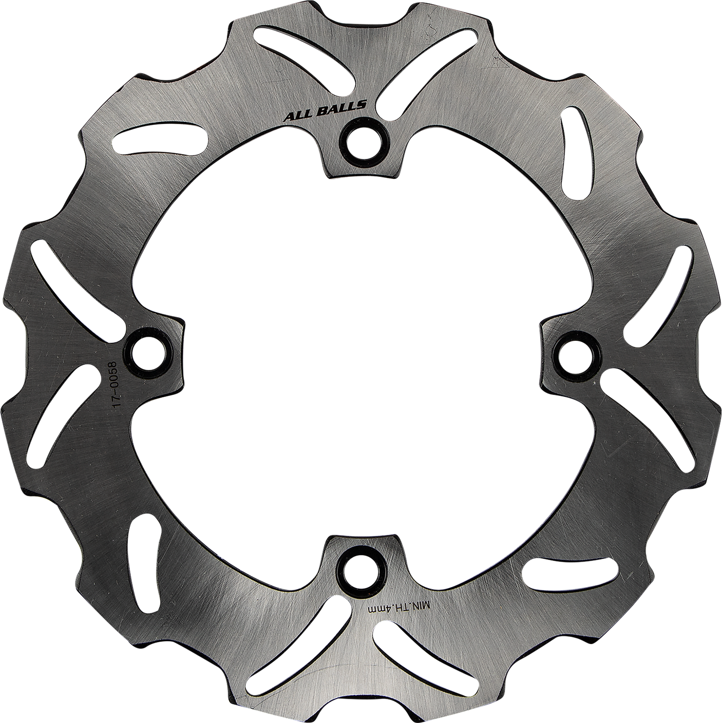 ALL BALLS Suzuki Brake Rotor 18-0058 – Durable 420 Stainless Steel with Slotted Wave Design