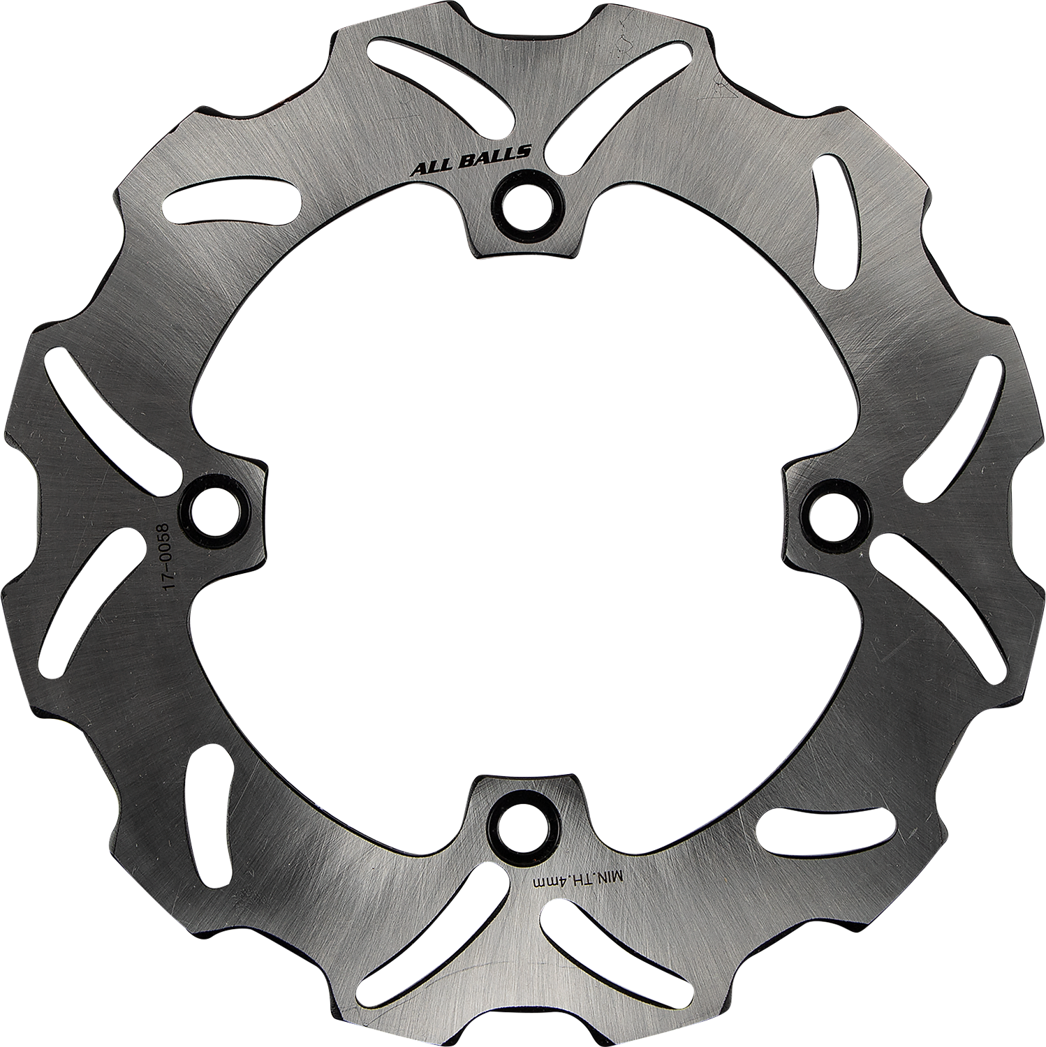 ALL BALLS Suzuki Brake Rotor 18-0058 – Durable 420 Stainless Steel with Slotted Wave Design